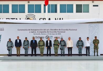 El Secretario de la Defensa Nacional encabeza ceremonia de apertura del 4/o. Batallón y 246/a. Compañía como parte de la Estrategia Nacional de Seguridad